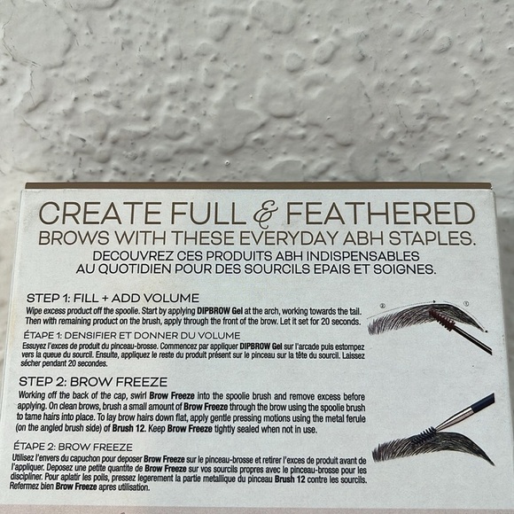 Anastasia Beverly Hills Full & Feathered Brow Kit COLOR TAUPE NEW - Picture 6 of 13